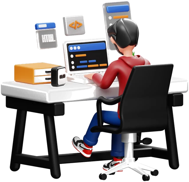 Developer reviewing your live preview against the brief